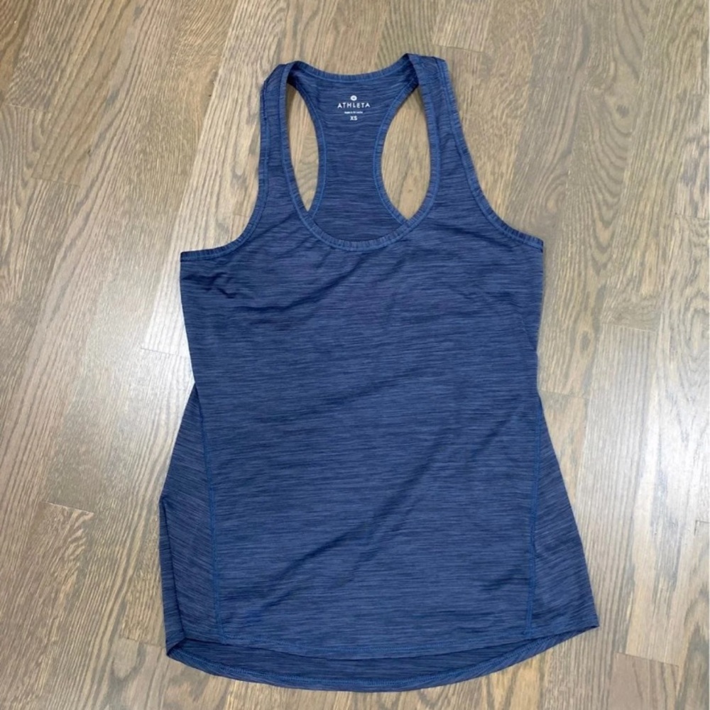 Athleta Workout Navy Top XS